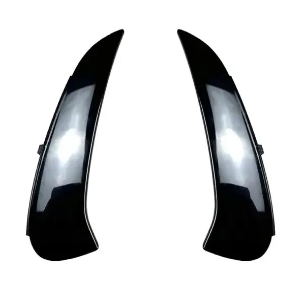 Rear Bumper Lip Splitter Skirts Flag Spoiler Zst-505 Gb Glossy Black CC-4265 Compatible With Mercedes C Class W206 2022+ Amg C63 C43