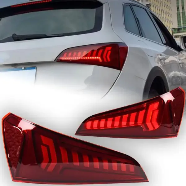 LED Tail Light Rear Lamp Light Turn Signal Dynamic Auto DRL Compatible With Audi Q5 2008-2018