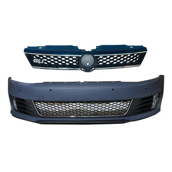Upgrade Facelift Convert To Gli Line Style Front Bumper Bodykit CC-7237 Compatible With Vw Volkswagen Jetta Mk6 2012-2014