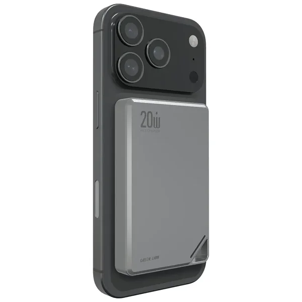 Green Lion Rayo 10000mAh Power Bank - Grey