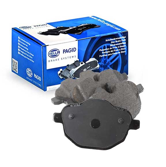 Hella Pagid (HELLA # 8DB355013921) REAR DISC BRAKE PAD SET For BMW 34216788284