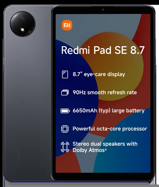 Xiaomi Redmi Pad SE 8.7" Tablet - Graphite Grey (4GB RAM + 64GB)