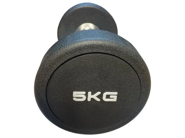 PU Rubber Round Dumbbell (Singles)