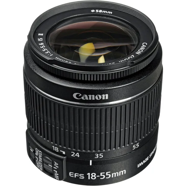 Canon EF-S 18-55mm f/3.5-5.6 IS II Lens (White Box)