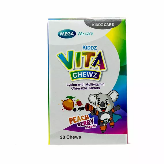 Mega Multi-Vitamins Kiddz Vita Chewz 30 Capsules 17482 (E-EX)