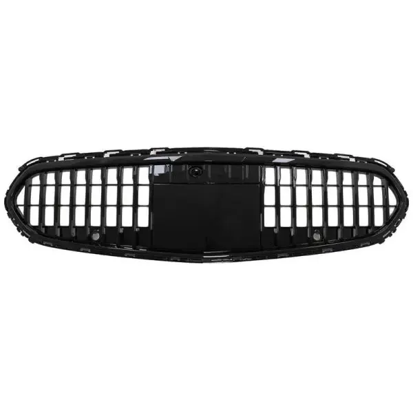 Front Bumper Show Grill Maybach Style Black CC-3140 Compatible With Mercedes C Class W206 2022+