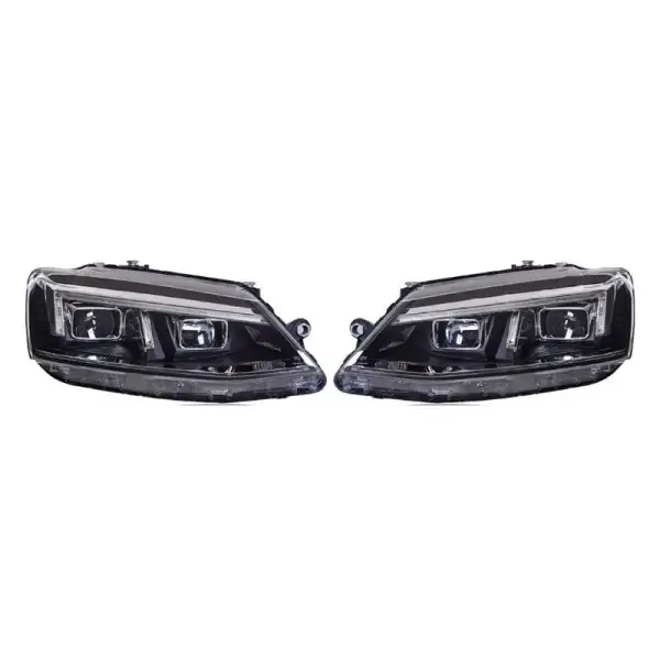 Upgraded Head Light Lamp Xenon Headlight Retrofit Upgrade Modified Led Drl Hid Matrix Style For Helogen Car 2 CC-5772 Compatible With Volkswagen Vw Jetta Mk6 2011-2018