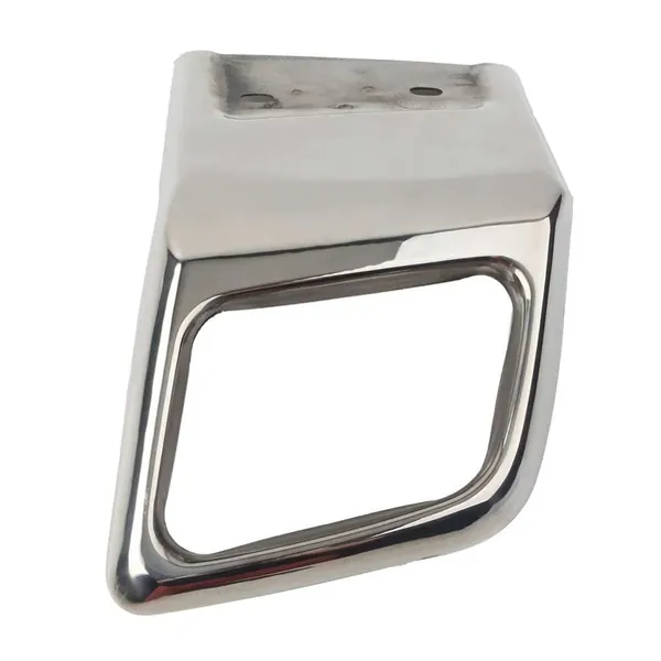 Rear Bumper Exhaust Pipe Tip Tube Trim Steel Cover Lr027871 Left CC-8464 Compatible With Range Land Rover Evoque 2010-2018