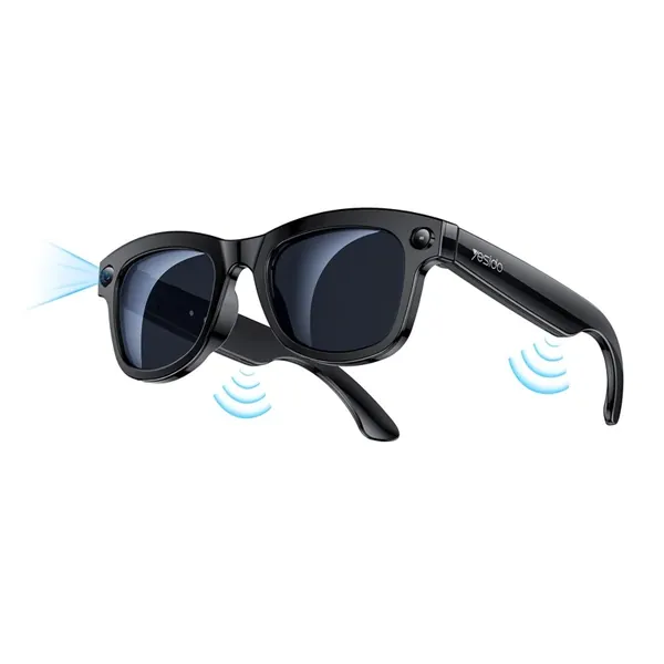 YESIDO IO42 IP67 Waterproof Smart AI Glasses with HD Camera Multi Language Support Dual Mic Noise Cancellation Ergonomic