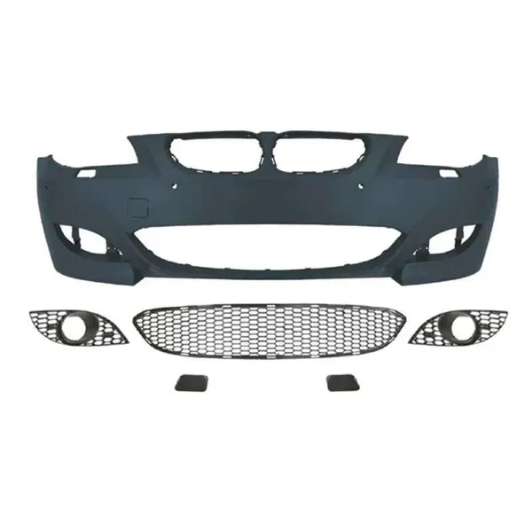 Front Bumper Upgrade Convert To M Sport M5 Bodykit Bumper E60-009 Gc CC-9201 Compatible With Bmw 5 Series E60 2004-2010