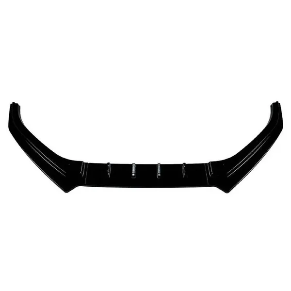 Front Bumper Lip Splitter Skirts Zst-1109 Gb Glossy Black CC-9256 Compatible With Vw Volkswagen Polo Jetta 2010-2014