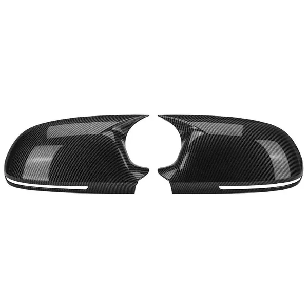 Side Rear View Case Wing Cap Shell Housing Mirror Covers 3m Tape Pasting Style Ar-mr-058 Cf Carbon Fiber Look CC-8089 Compatible With Audi A4 2009-2012