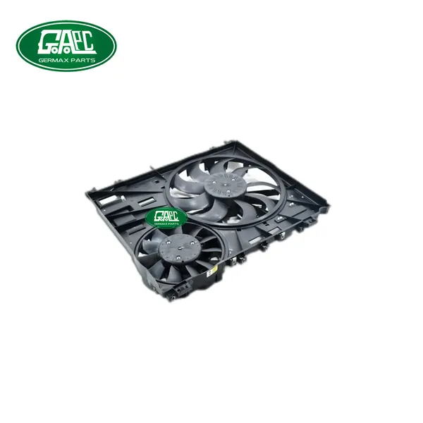 Germax Radiator Cooling Fan Module LR072552 GL2935 for Land Rover Range Rover Sport 2014- Discovery 5 2017 Range Rover Velar 2017