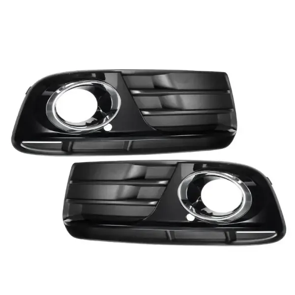 Fog Lamp Light Grill Cover Frame Chrome Ring CC-3318 Compatible With Audi Q5 2013-2017