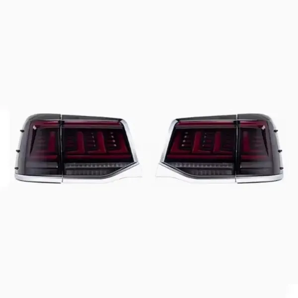 Upgraded Tail Light Lamp Xenon Taillight Retrofit Upgrade Modified Led Drl Hid SMOKE A CC-5275 Compatible With TOYOTA LAND CRUISER LC200 2016-2020