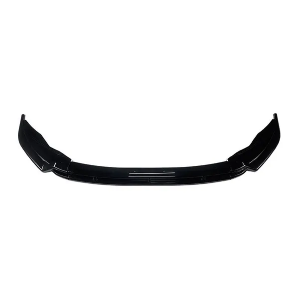 Front Bumper Lip Skirt Splitter Spoiler Zst-981 Glossy Black CC-7147 Compatible With Vw Volkswagen Tiguan R Line Mk2 2017-2020