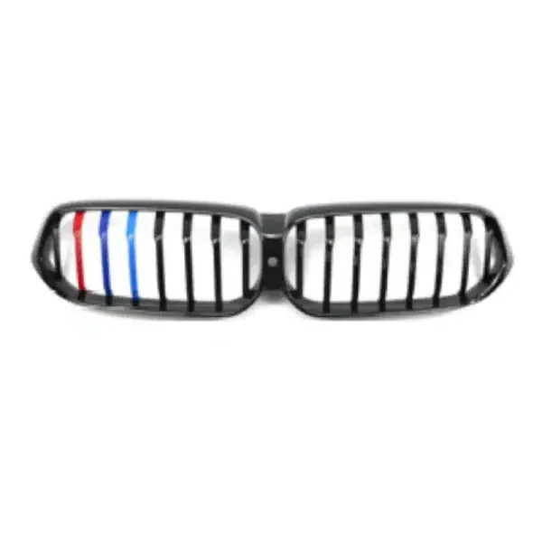 Front Bumper Show Grill Tri Color Single Line CC-3055 Compatible With Bmw 6 Series G32 Lci 2021+