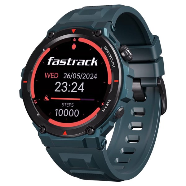 Fastrack Xtreme Pro Smartwatch, 1.43 inches AMOLED Display, Blue