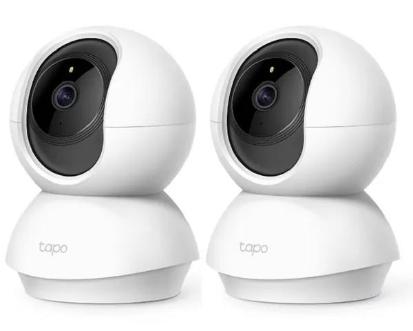 TP-Link TAPO C210 Pan/Tilt Home Security Wi-Fi Camera (Dual-Pack)