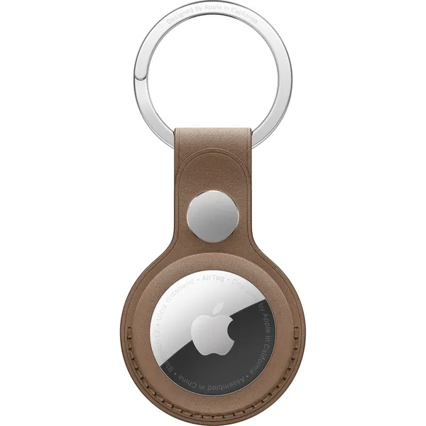 Apple AirTag FineWoven Key Ring (Taupe)