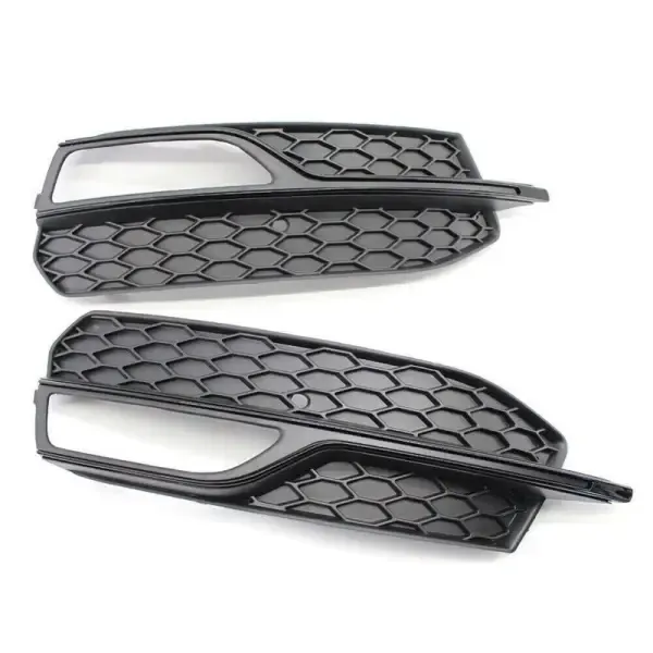 S Line Bumper Fog Lamp Grill Frame Cover CC-3251 Compatible With Audi A3 2014-2016