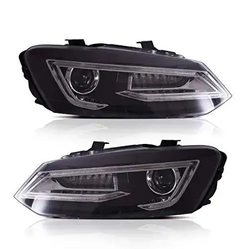 Led Metrix Headlight CC-1822 Compatible With Volkswagen Polo 2010-2018, Vento 2010-2018