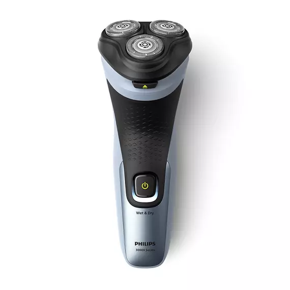 Philips Electric Cordless Shaver, ComfortCut Blades, Anti-Corrosion Shaving System, 3D Floating Heads, Shave Wet & Dry 3000X Series X3063