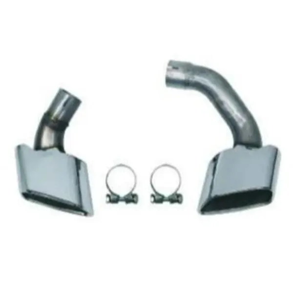 Exhaust Tips Tail Pipe Midpipe Muffler With Clamp 35i 3.0 Gc CC-9338 Compatible With Bmw X5 F15 2014-2019