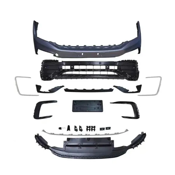 Upgrade Facelift Convert To R Line Style Front Bumper Bodykit CC-7239 Compatible With Vw Volkswagen Tiguan 2021-2023
