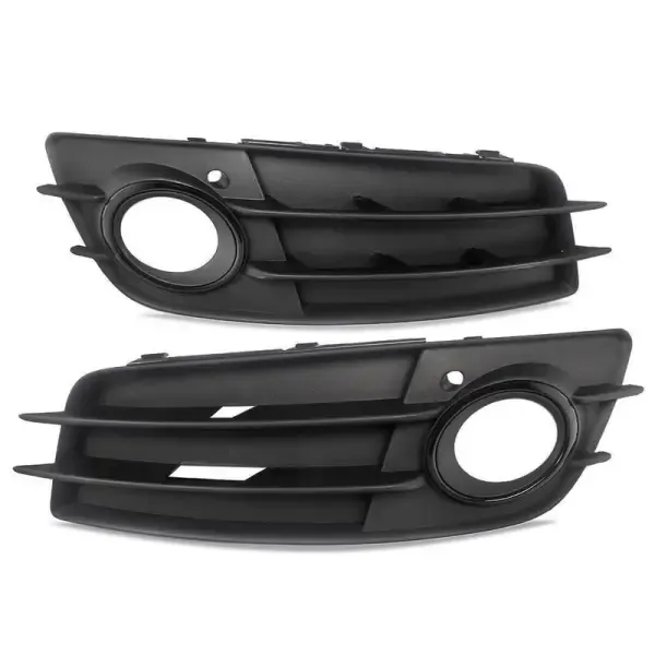Bumper Fog Lamp Grill Frame Cover CC-3259 Compatible With Audi A4 2009-2012 B8 S4