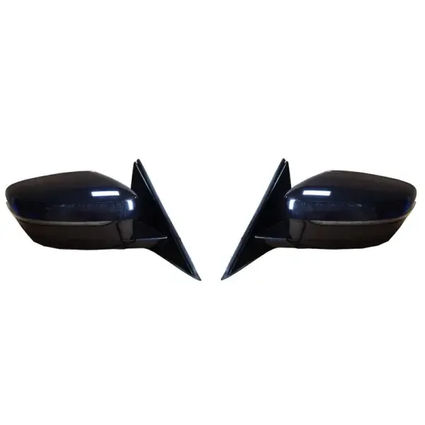 Side Rear View Mirror Cover Assembley Upgraded G30 Style CC-3511 Compatible With Bmw 5 Series F10 2013-2017