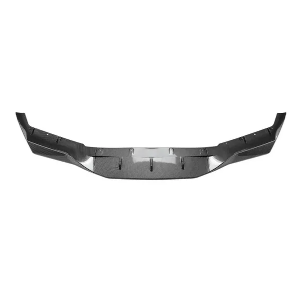 Front M5 Bumper Lip Skirt Splitter Spoiler Zst-990 Cf Carbon Fiber Look CC-7167 Compatible With Bmw 5 Series G30 F90 2018-2020