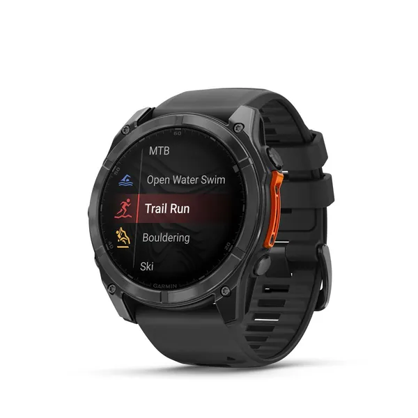 Garmin fenix 8 51mm,AMOLED,Glass/SS, Slate Gray Steel/Black,