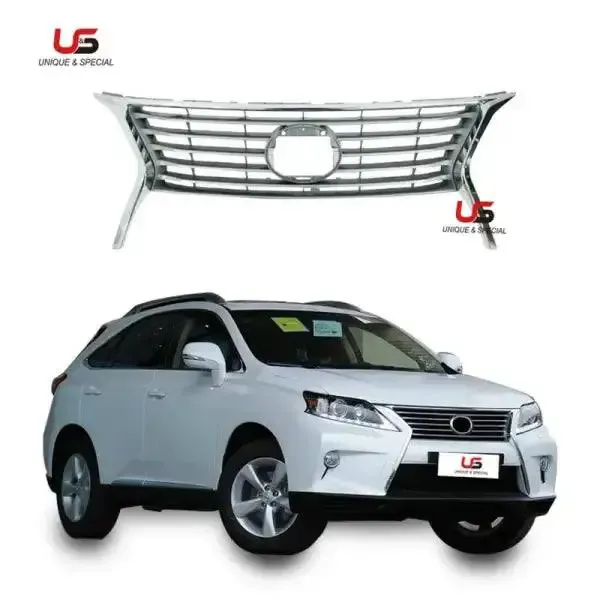 Upper Grille Front Bumper Grille OEM 53101-48400 Compatible With 2012 2013 2014 2015 Lexus RX270 RX300 RX350 RX450