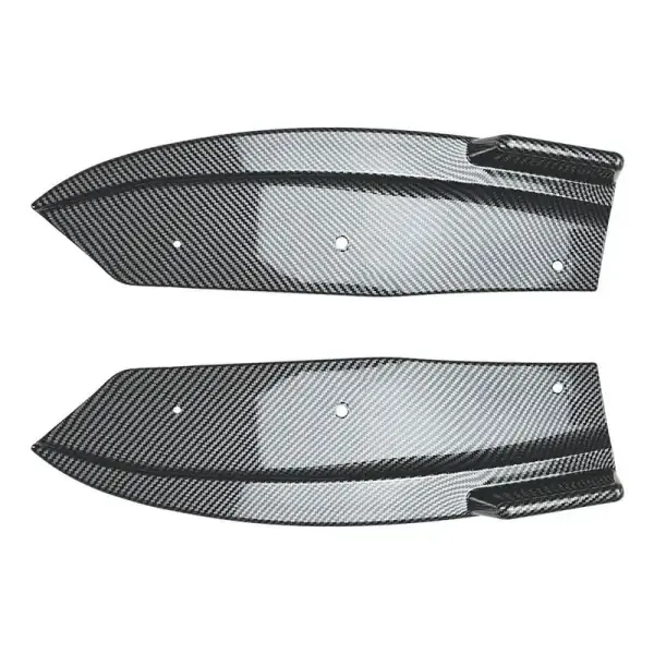 M Tech M Sports M Performance Rear Bumper Lip Splitter Skirts Flag Spoiler Zst-494 Cf Carbon Fiber Look CC-4063 Compatible With Bmw X4 G02 2018-2021