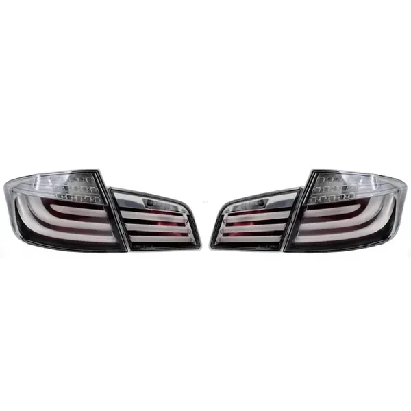 Upgraded Tail Light Lamp Xenon Taillight Retrofit Modified Led Drl Hid CLEAR RED M5 STYLE CC-2897 Compatible With BMW 5 SERIES F10 2010-2017