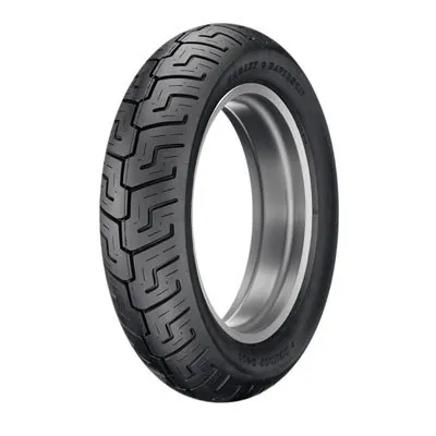 Dunlop D401 Rear Motorcycle Tire 130/90B-16 (73H) Black Wall for Harley-Davidson Road King FLHR/I 1999-2003