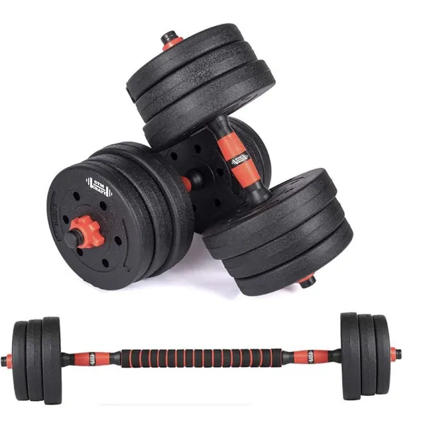 Gym Craft Adjustable Barbell & Dumbbells Weight Set