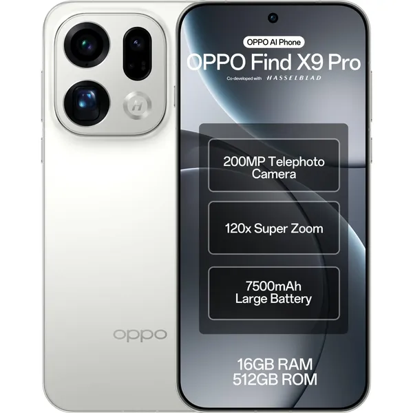 OPPO Find X9 Pro 5G 512GB (Silk White)
