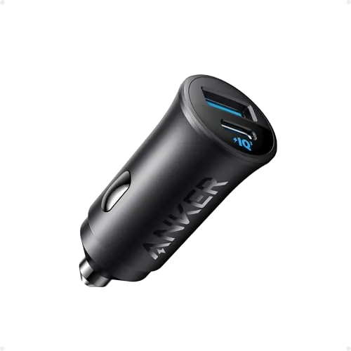 Anker USB-C Car Charger, 30W 2-Port Type-C Car Adapter