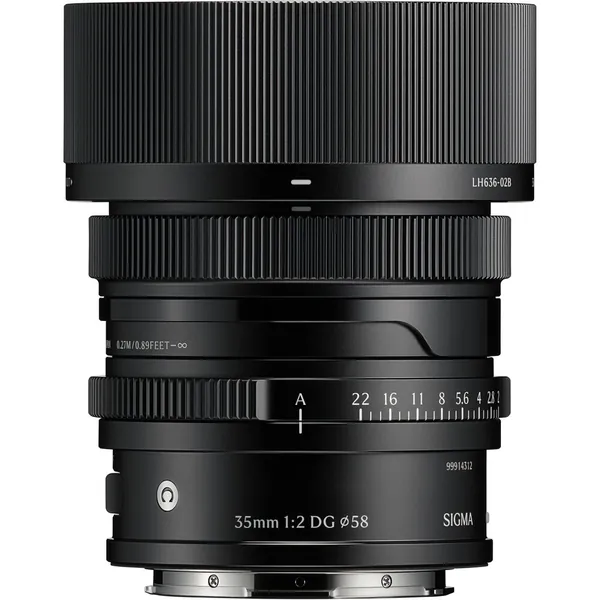 Sigma 35mm f/2 DG Contemporary Lens (L-Mount, Black)