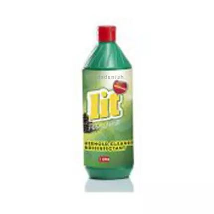 LIT Household Cleaner & Disinfectant for Tiles, Showers, Sinks & Kitchen Worktops Pine 1L (Pack of 12Pcs)