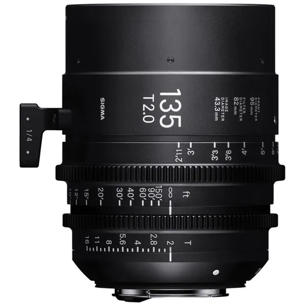 Sigma 135mm T2 Fully Luminous FF High-Speed Prime (EF, Feet)