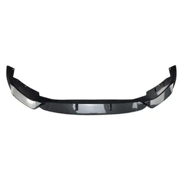 Front Bumper Lip Splitter Skirts Flag Zst-348 Cf Carbon Fiber Look CC-4022 Compatible With Bmw 5 Series G30 Lci 2021-2024