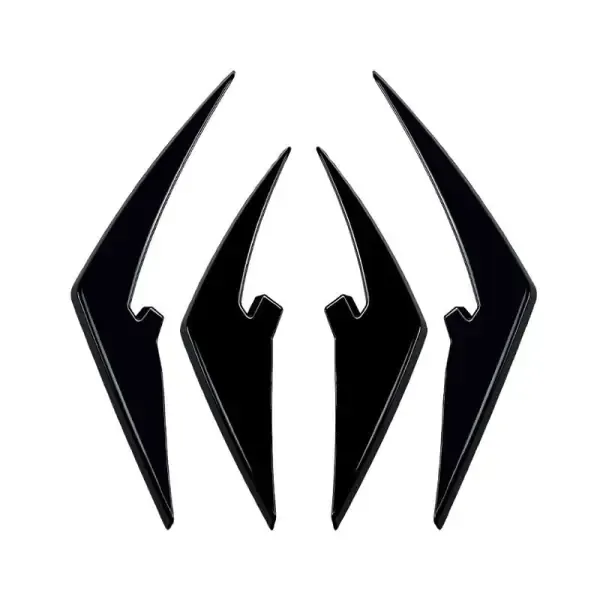 M Sports Bumper Front Flag Splitter Skirts Canards Zst-688 Gb Glossy Black CC-5050 Compatible With Bmw 3 Series M3 M4 Series G80 G81 G82 G83 2021+