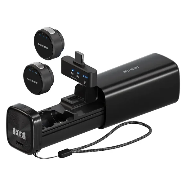 Green Lion GM-93X Microphone - Type-C Devices - Black