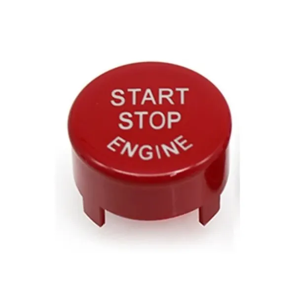 Engine Ignition Start Stop Off Switch Button Cover Trim Red 61317939289-2 CC-6691 Compatible With BMW 1 Series, 5 Series G30 2017-2023, X3 X4 G01 G02 G08 2018-2024, 6 Series GT G32 2017-2022, 7 Series