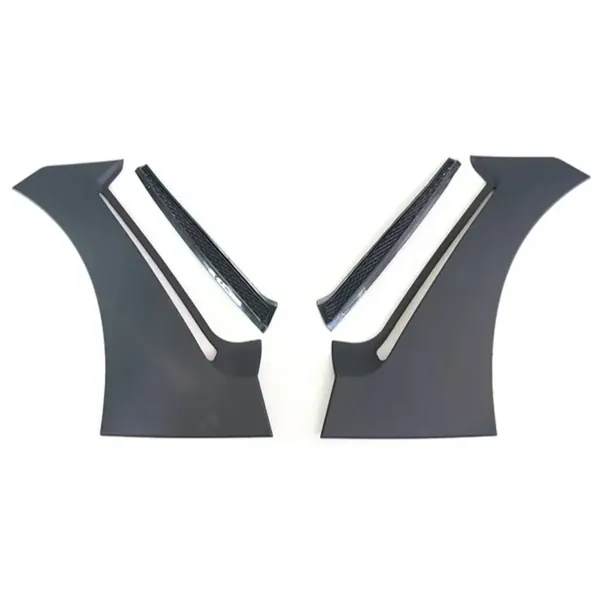 Front Panel Side Scoops Side Fender Vent Gt350 Style CC-7961 Compatible With Ford Mustang 2015-2020