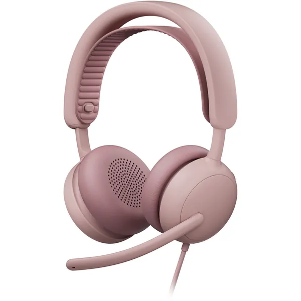 Logitech Zone Wired 2 Headset for Business (Rose, Microsoft Teams)