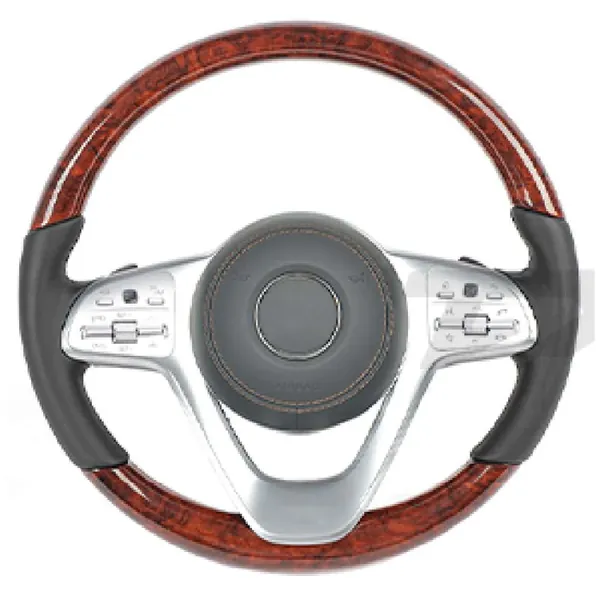 Upgraded Custom Amg Brabus Maybach Full Steering Wheel Style 2 Bcg51 CC-8158 Compatible With Mercedes A B C E S G V M Class Ml Gl Gla Glb Glc Gle Gls Slk G55 G63 G Wagon Eqs